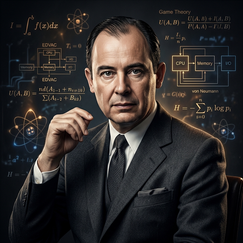 John von Neumann Portrait